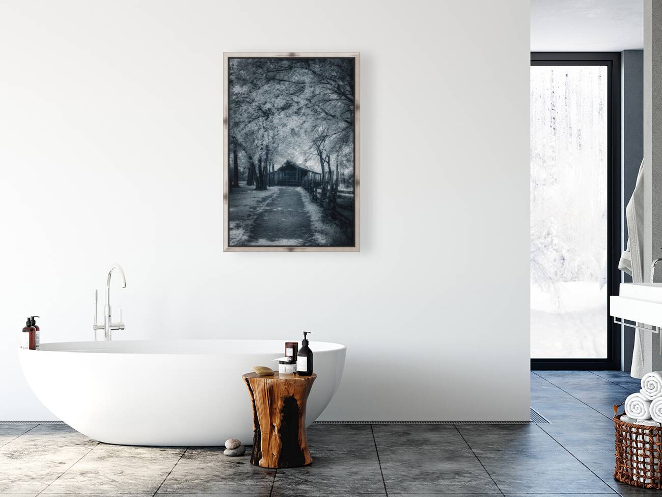 Canopy of Calm Over Rustic Roads Reproduction