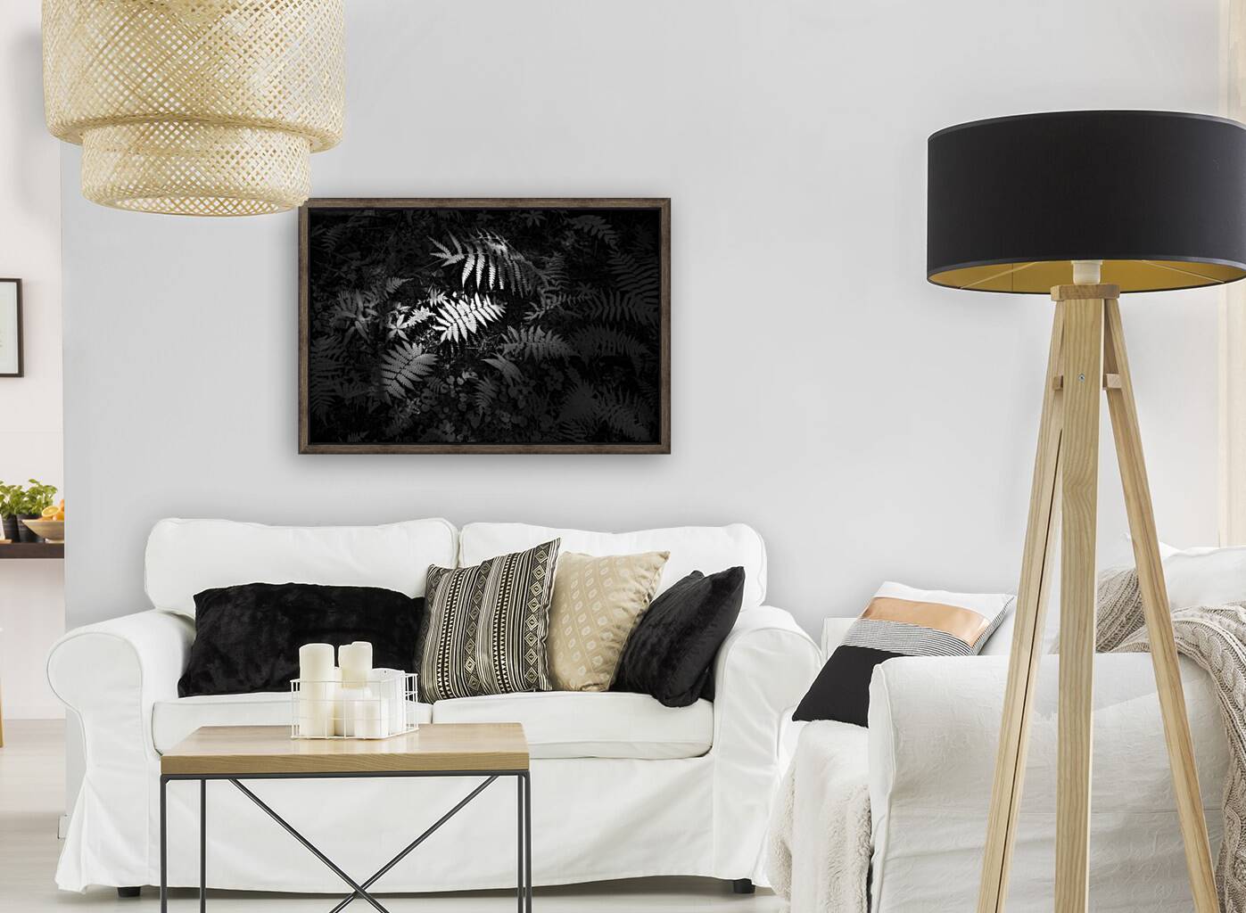 Lighted Fern Reproduction