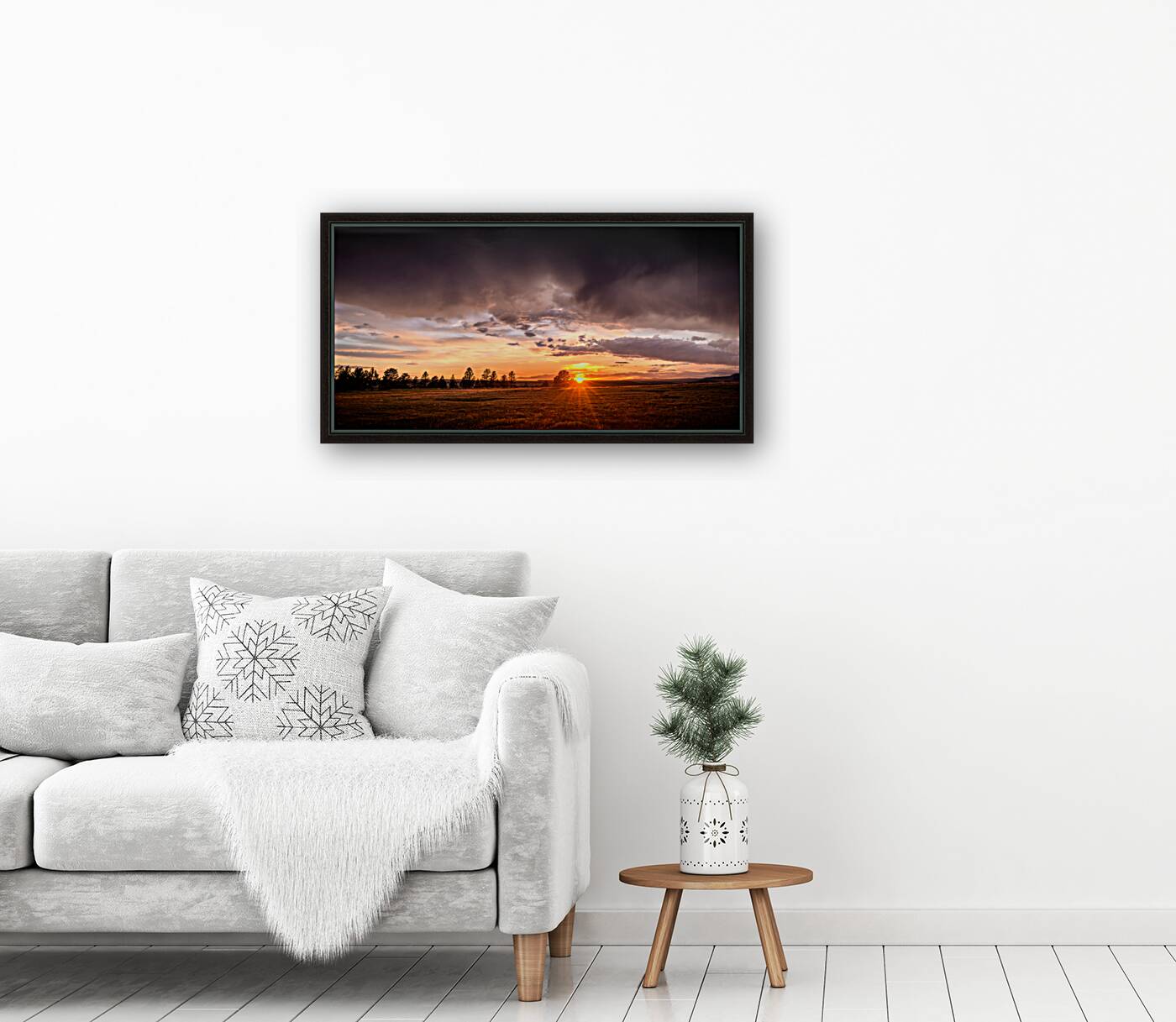 Montana Sunset Reproduction