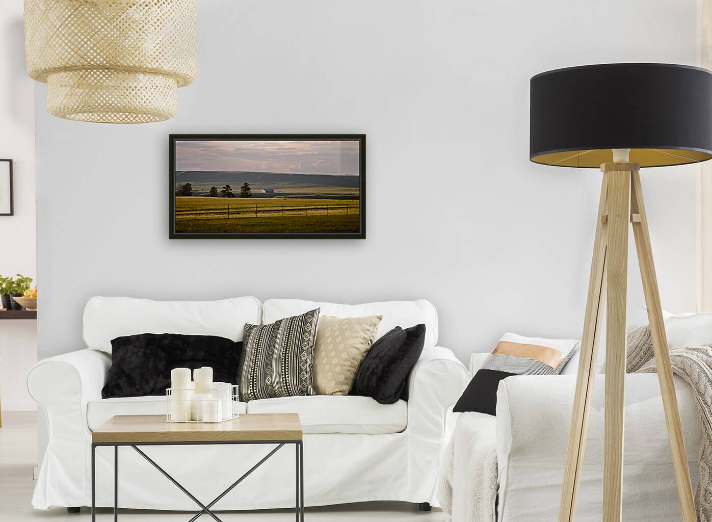 Montanas Golden Hour Hymn Reproduction