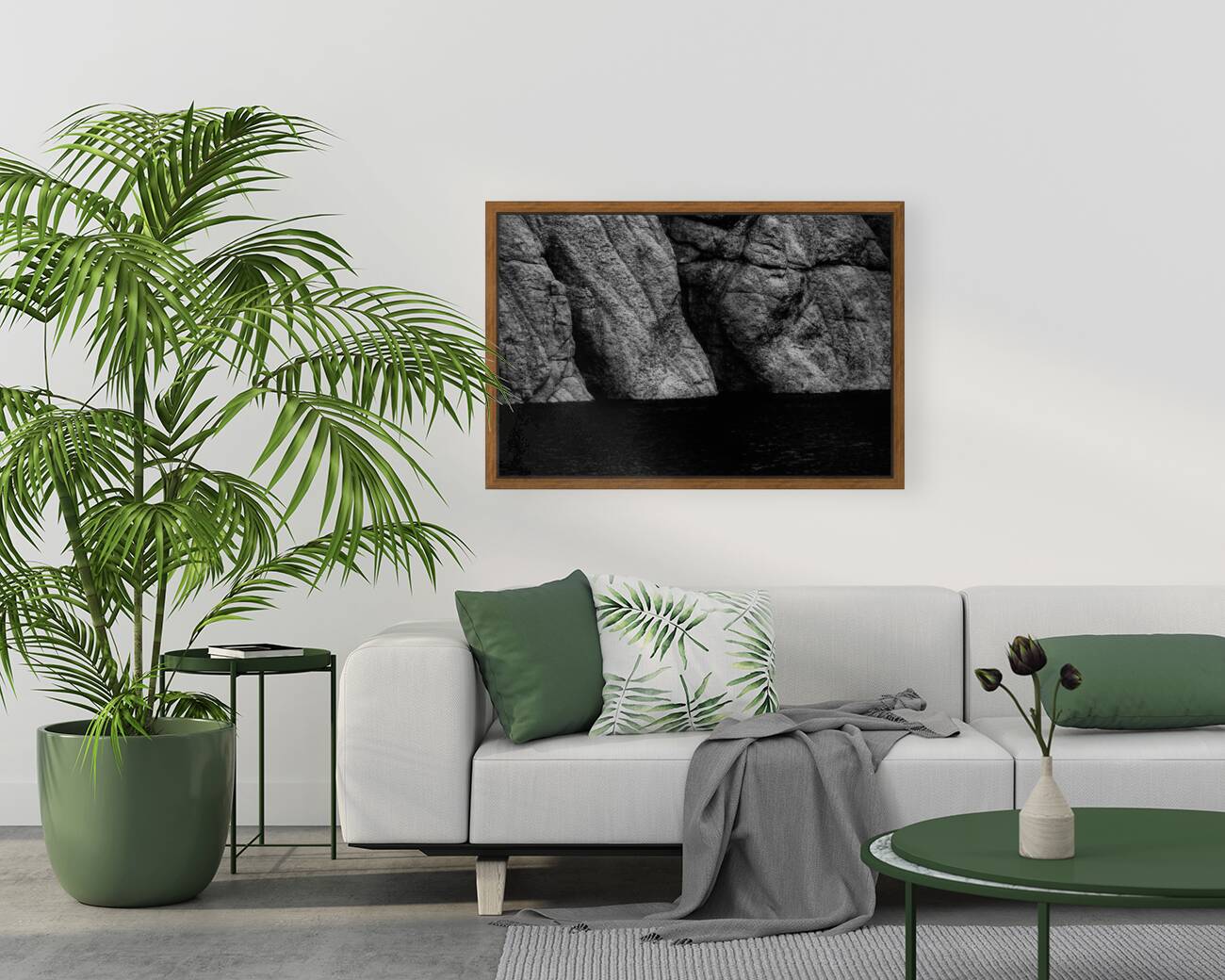 Veiled Enchantment: Sylvan Lakes Infrared Intrigue Reproduction