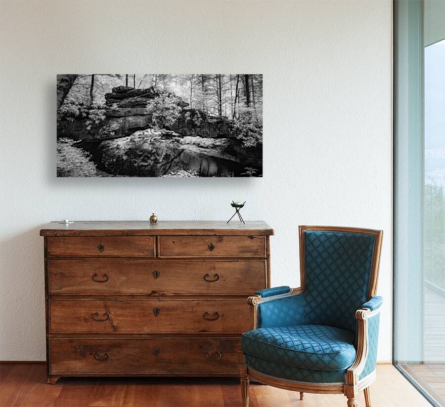 Rocky Tranquility: Natural Bridge Kentucky Reproduction