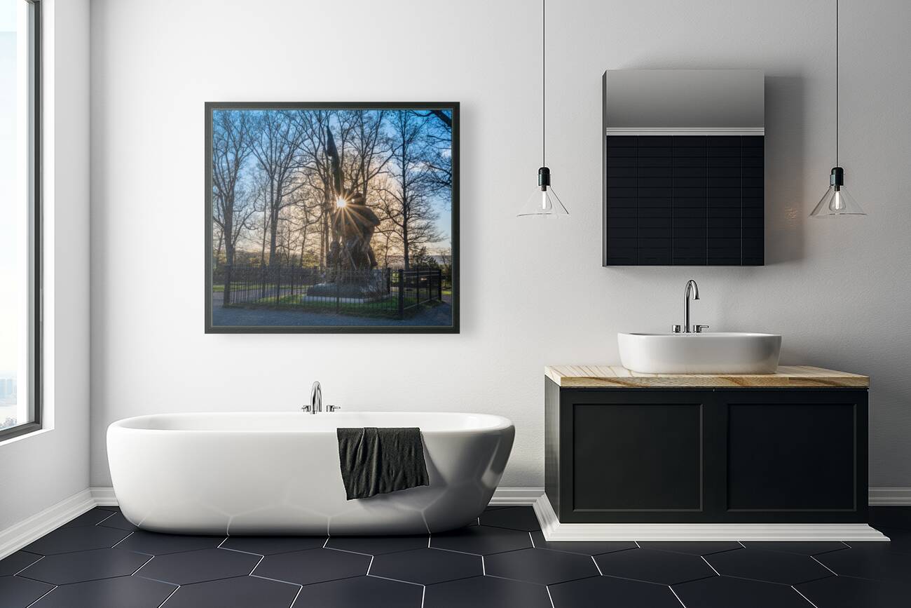 North Carolina Monument Sunset Reproduction