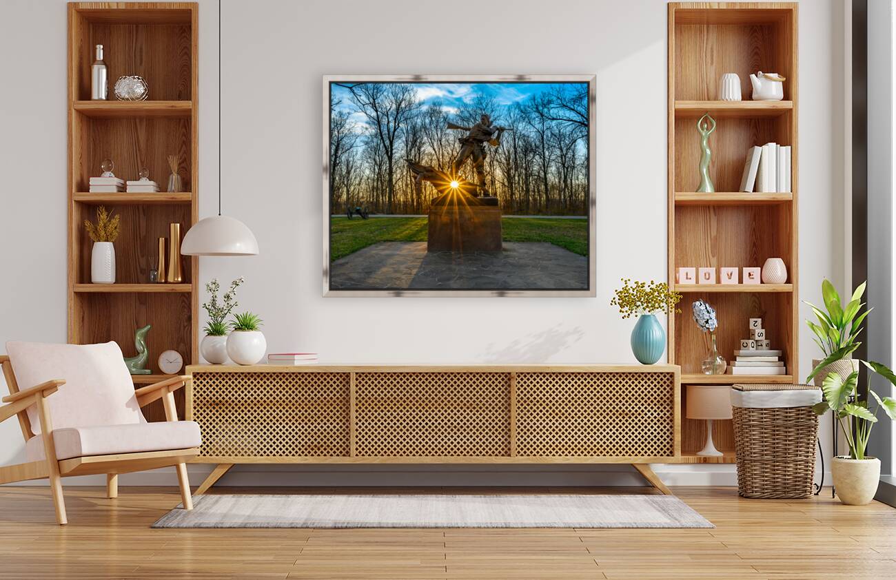 Sunset Warrior: Mississippi At Gettysburg Reproduction