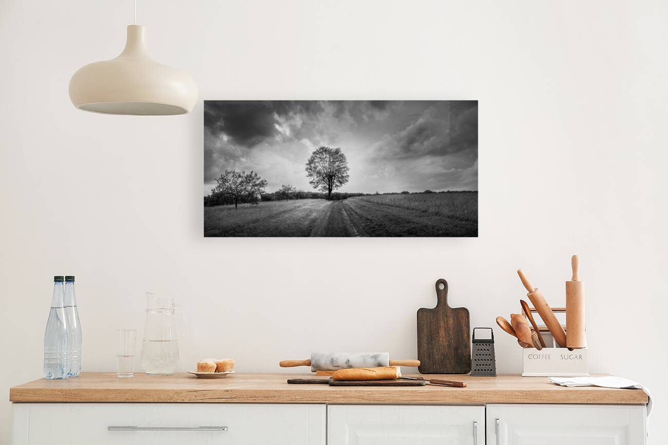 Majestic Solitude: An Evening Ride Through History Reproduction