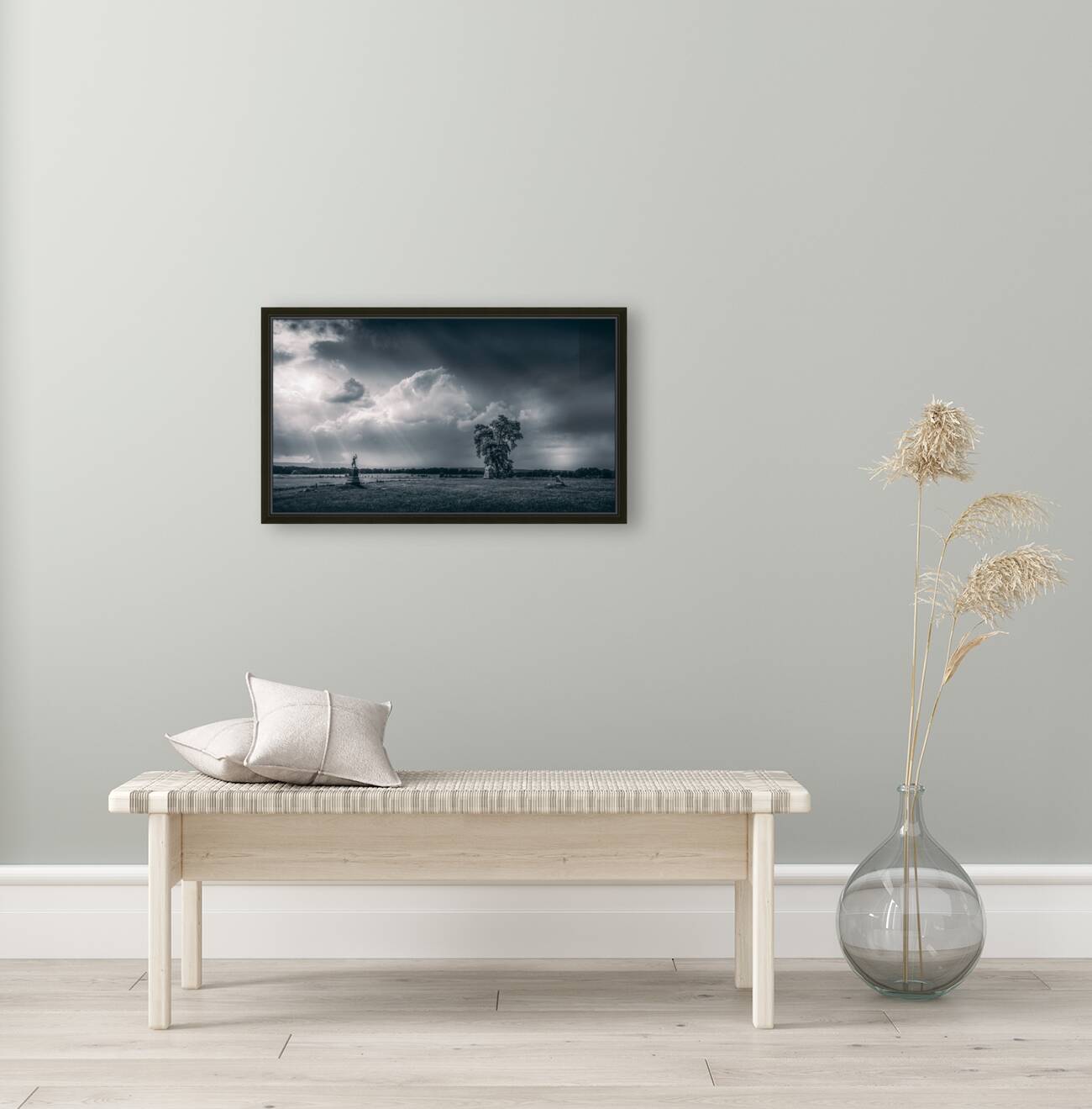 Majestic Tranquility: A Storm at the Angle in Gettysburg Reproduction