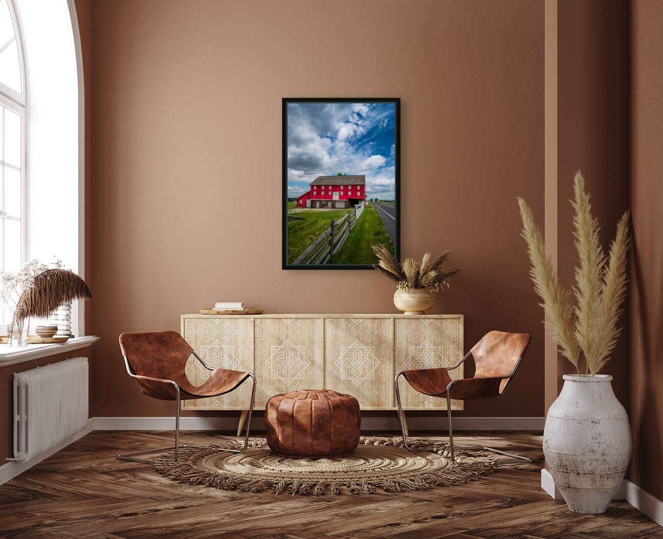 The Sherfy Barn: A Countryside Oasis Reproduction