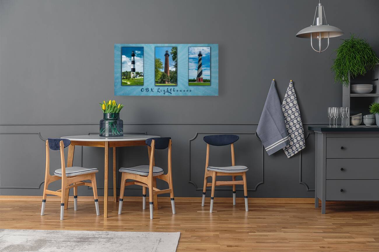 Whispers of Light: Outer Banks Lighthouses Reproduction