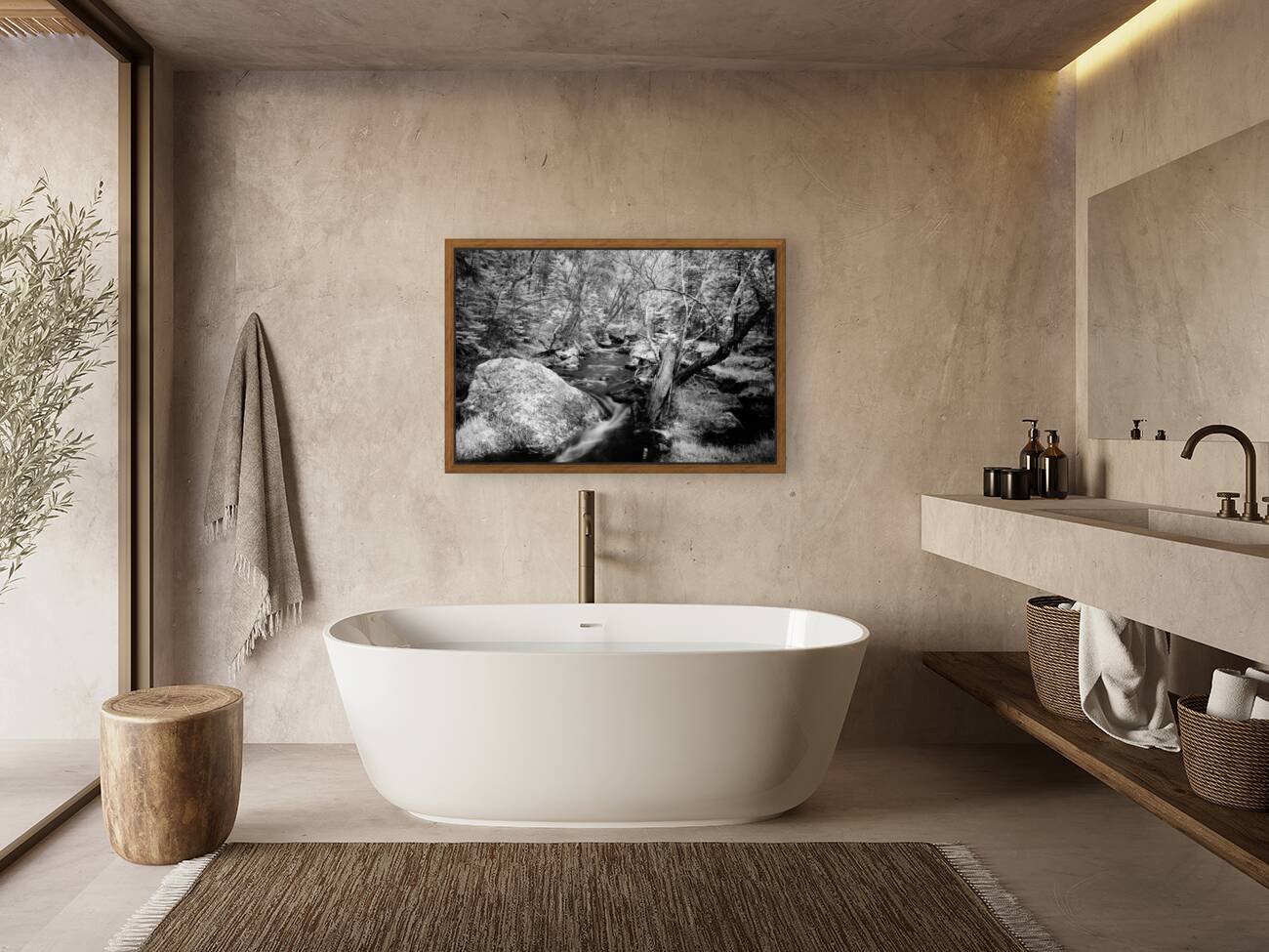 Monochromatic Serenity: Exploring Grace Coolidge Creek in Custer Reproduction