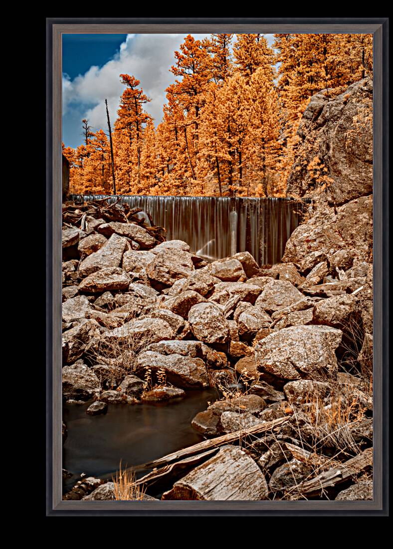 Infrared Elegance: Unveiling the Enchanting Grace Coolidge Creek Reproduction