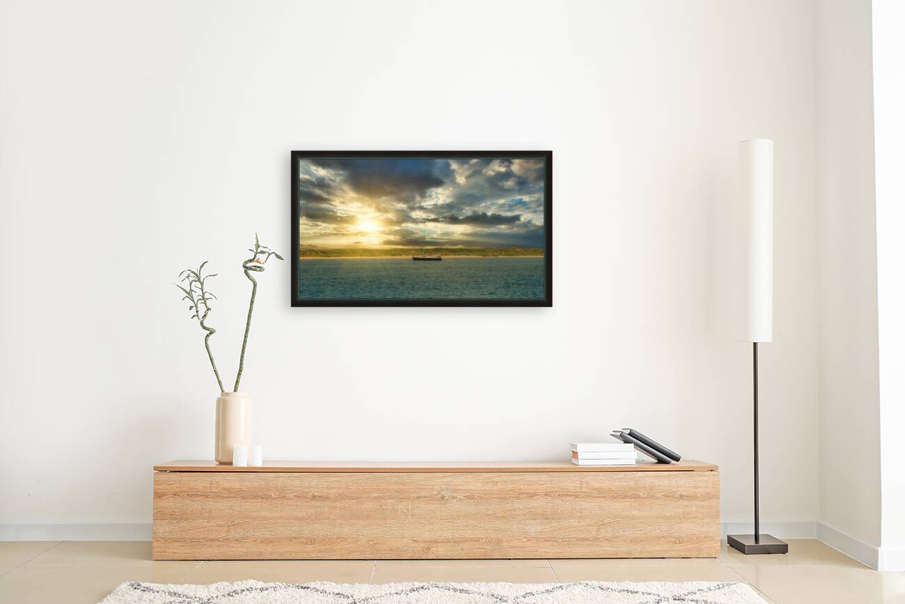 Sunset Soiree: A Romantic Evening on Beauforts Horizons Reproduction