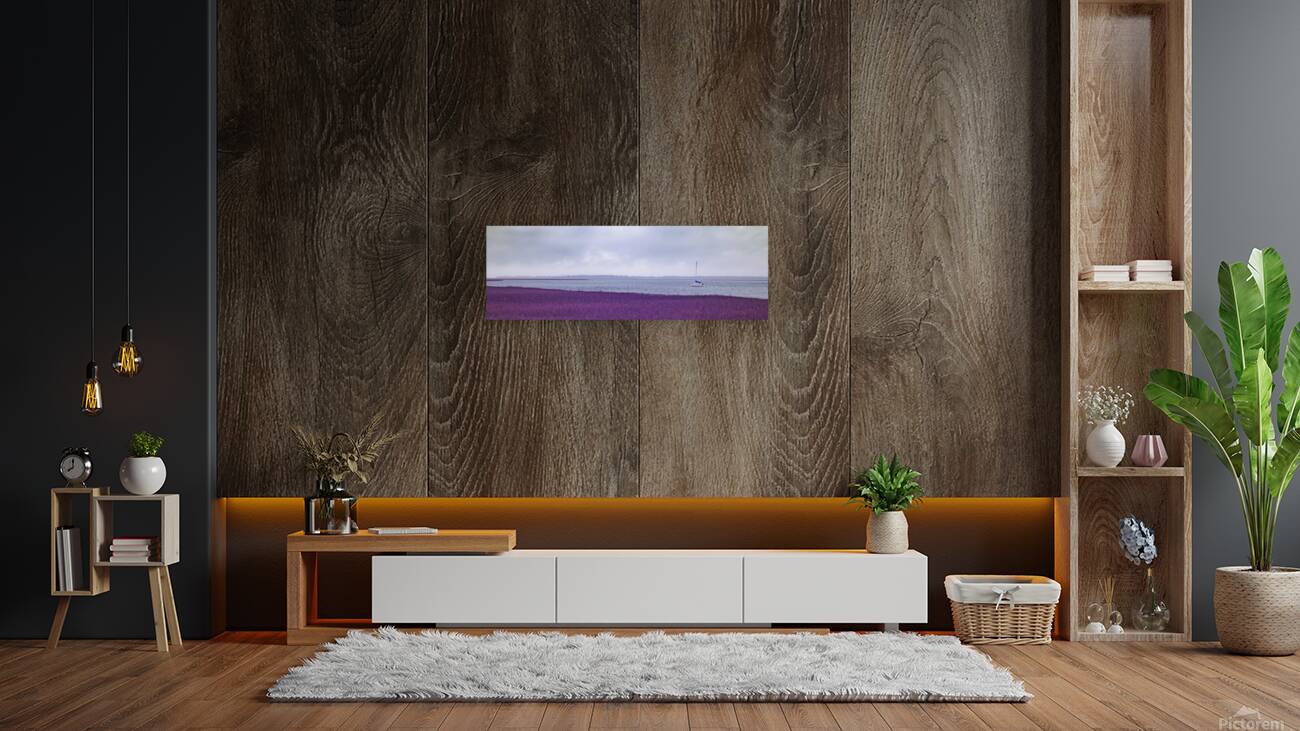 Misty Maritime Charm: A Rainy Day Sailboat Sojourn in Saint Mary Reproduction