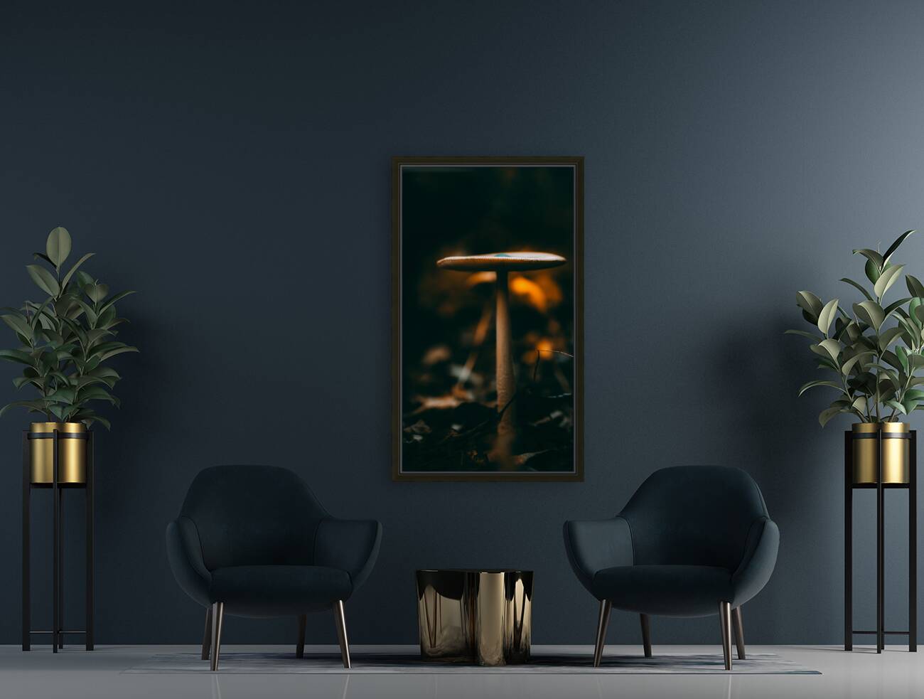 Mystical Fungi: Down Below in the Shady Undergrowth Reproduction