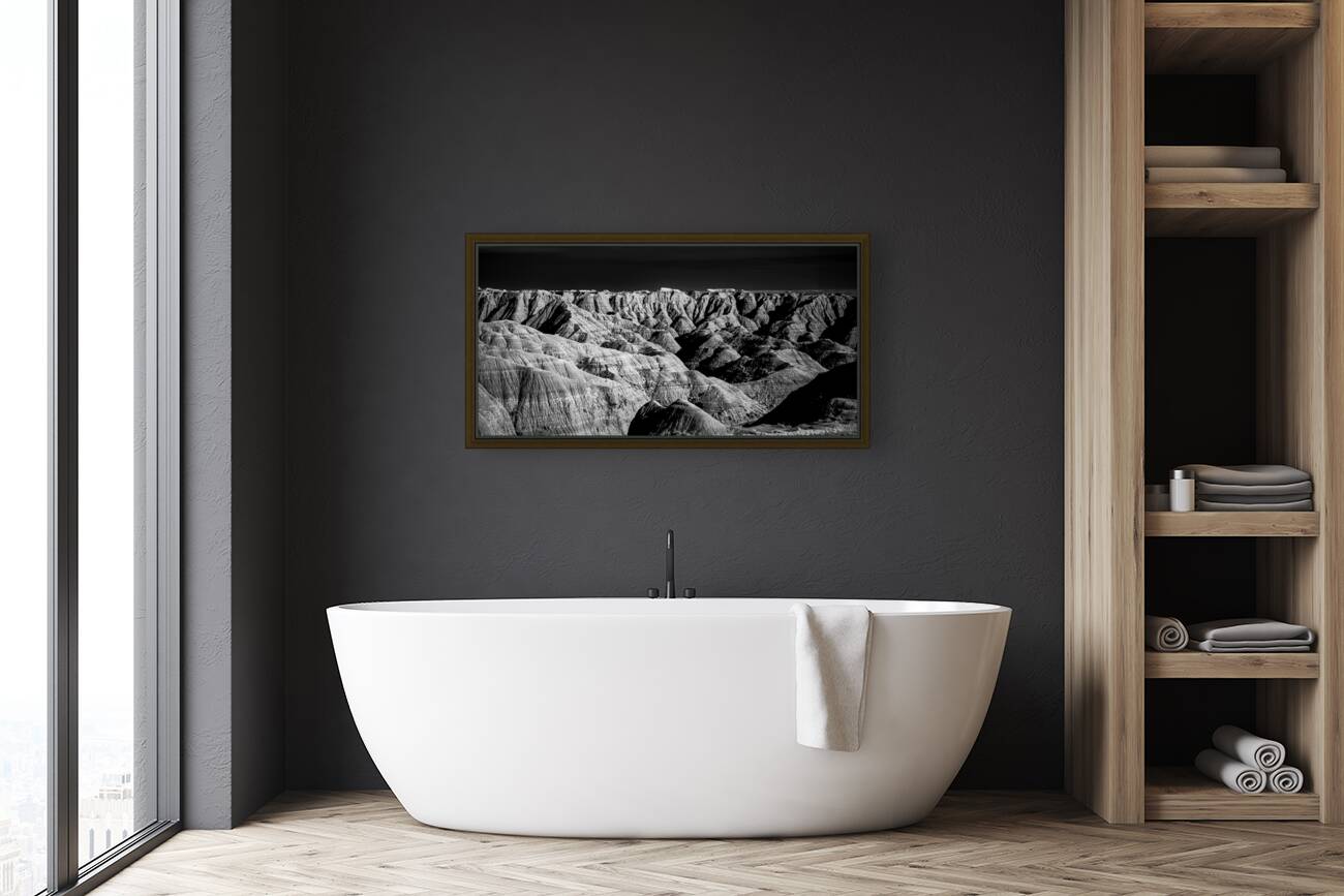 Shadows of the Earth: Ethereal Shadows of the Badlands Reproduction