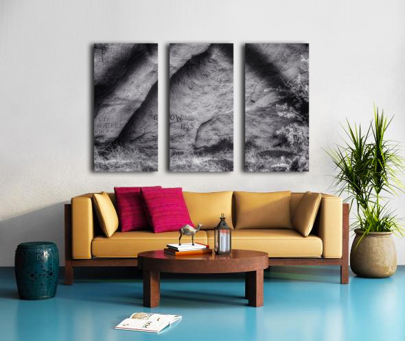 Legacy in Rock: Register Hill Wyoming  Split Canvas print