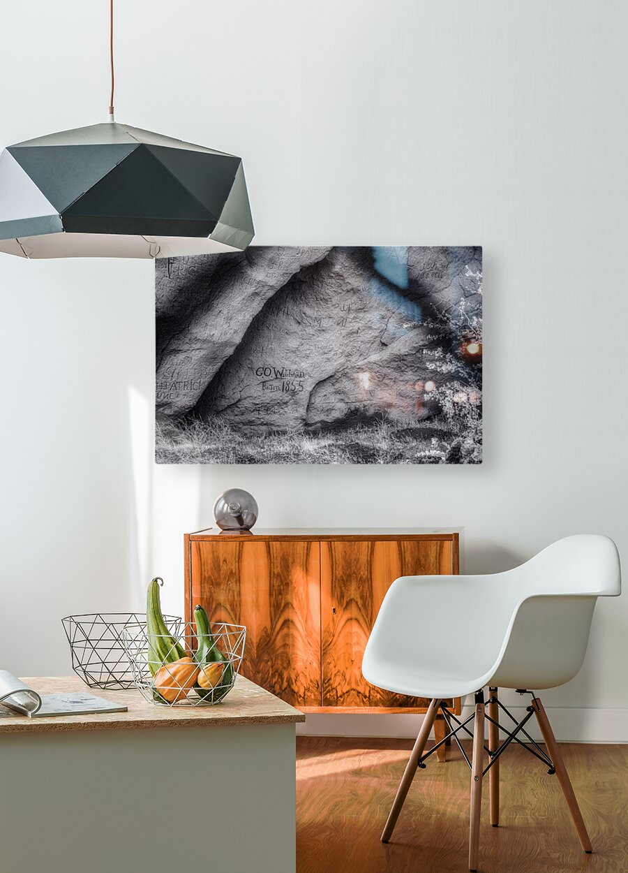 Legacy in Rock: Register Hill Wyoming   HD Metal print with Floating Frame on Back