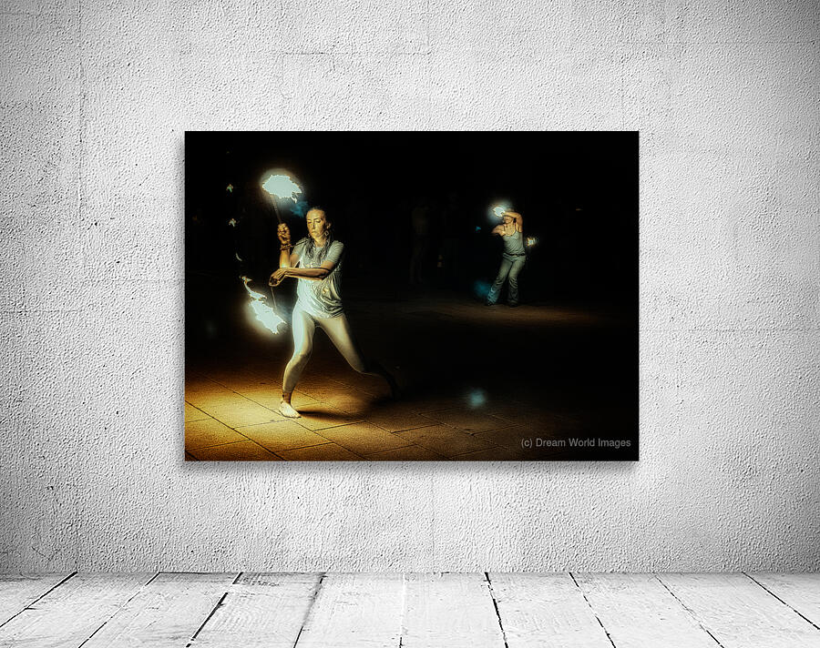 Fiery Grace in Motion Wall Preview