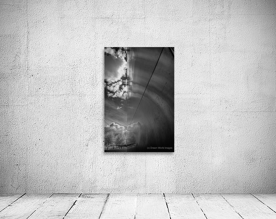 Reflective Harmony in Monochrome Wall Preview