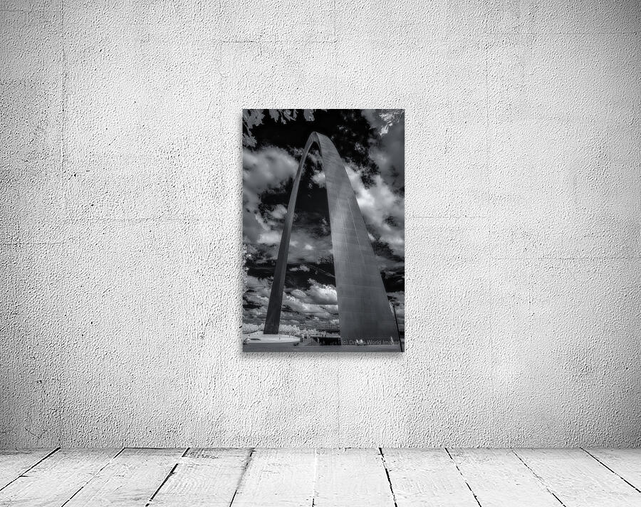 Skyward Monument in Monochrome Wall Preview