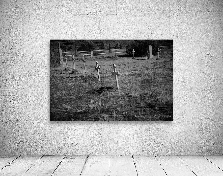 Stillness Among White Crosses Wall Preview