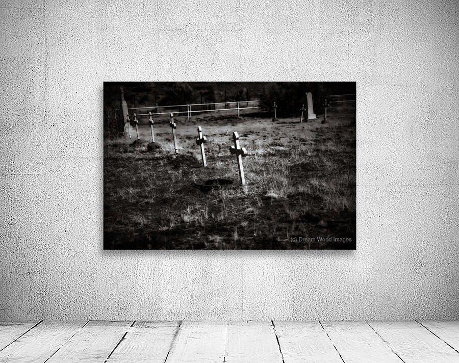 Stillness Among White Crosses Wall Preview