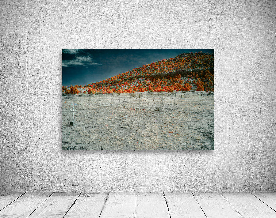 Gravestones Under a Fiery Canopy Wall Preview