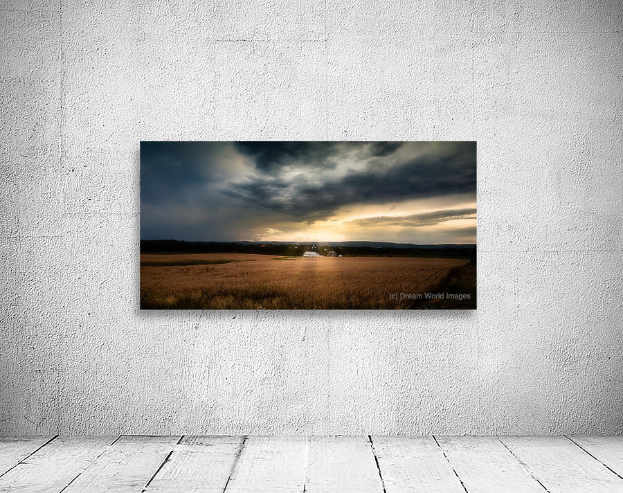 Farmland Sunset Wall Preview