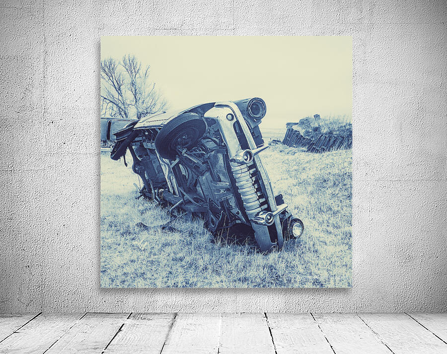 Rustic Relic - Blue Bottom Wall Preview