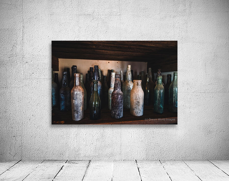 Rustic Bottles: A Nostalgic Ensemble Wall Preview