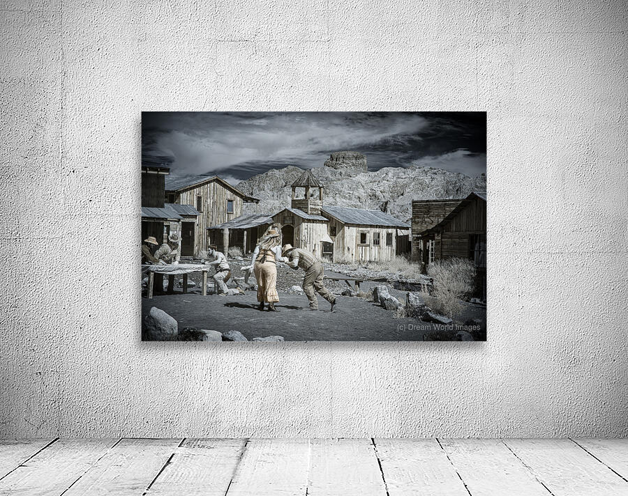 Timeless Liveliness in a Desert Town Wall Preview