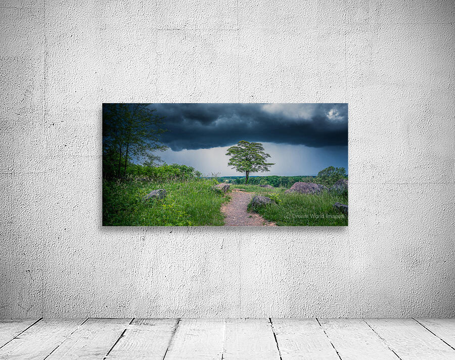 Solitude and Serenity: A Hike through Little Round Tops Enchante Wall Preview