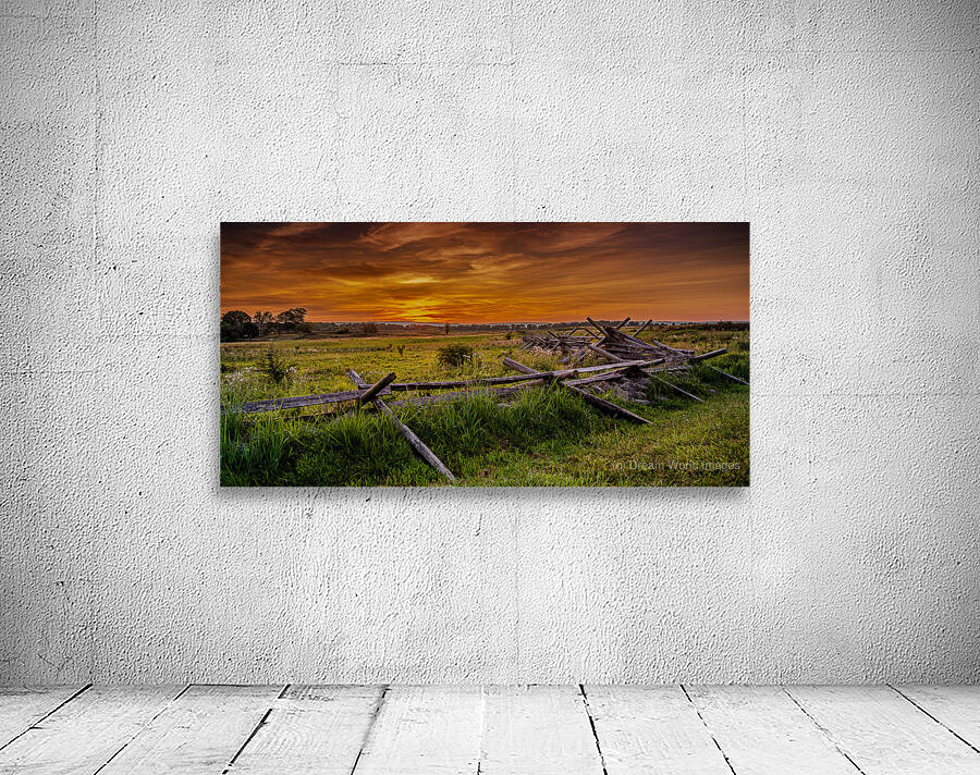 Fenceline Sunset Wall Preview