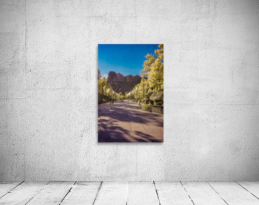 State Flags Row: Infrared Gaze at Mount Rushmore Wall Preview