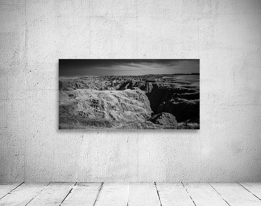 Shadows of the Earth: Rugged Elegance of the Badlands Wall Preview