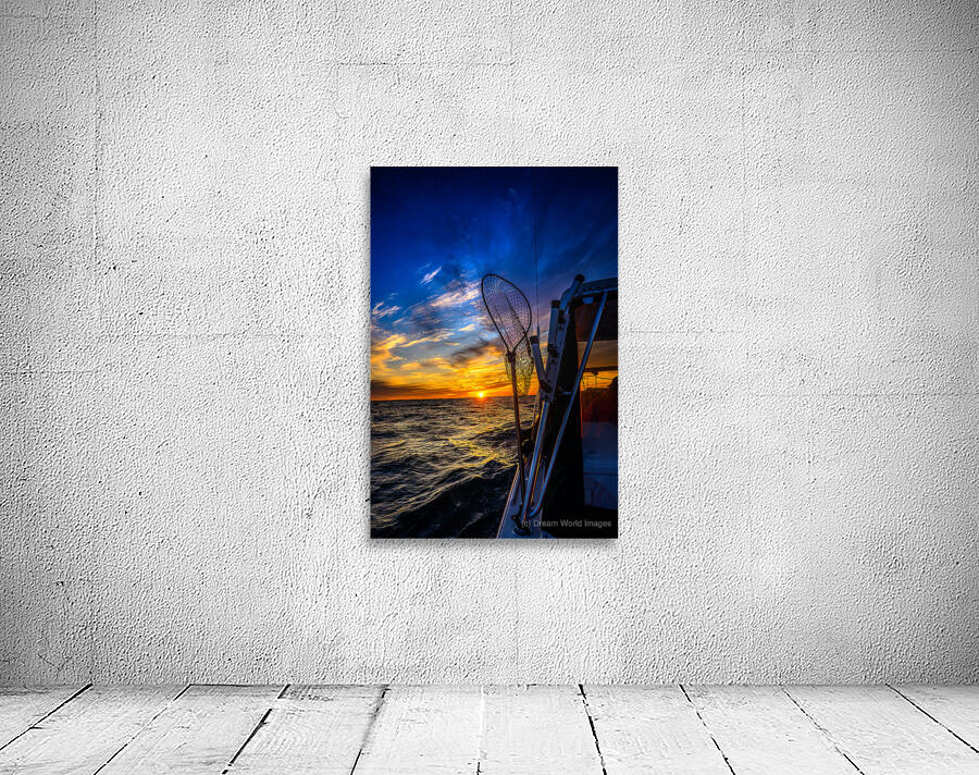 Navigating the Sunset: A Memorable Boat Ride with Wet Net Charte Wall Preview