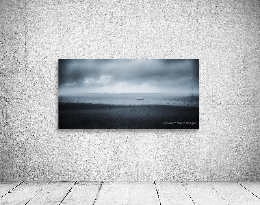 Rainy Day Adventures: A Foggy Sailboat Tale in Saint Marys Geor Wall Preview