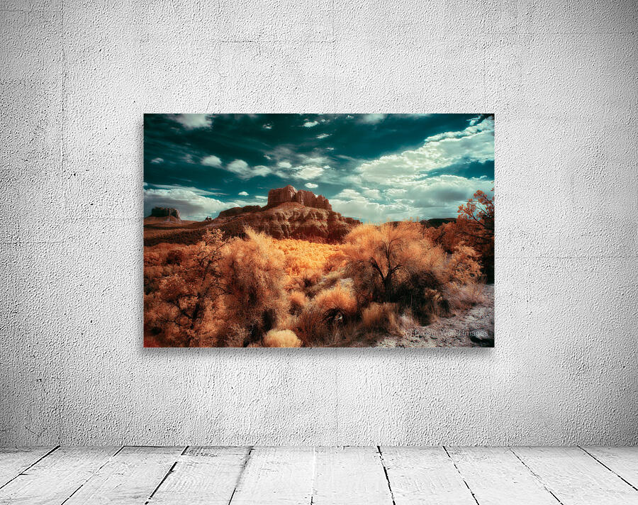 Ethereal Landscape Under Painted Skies Wall Preview