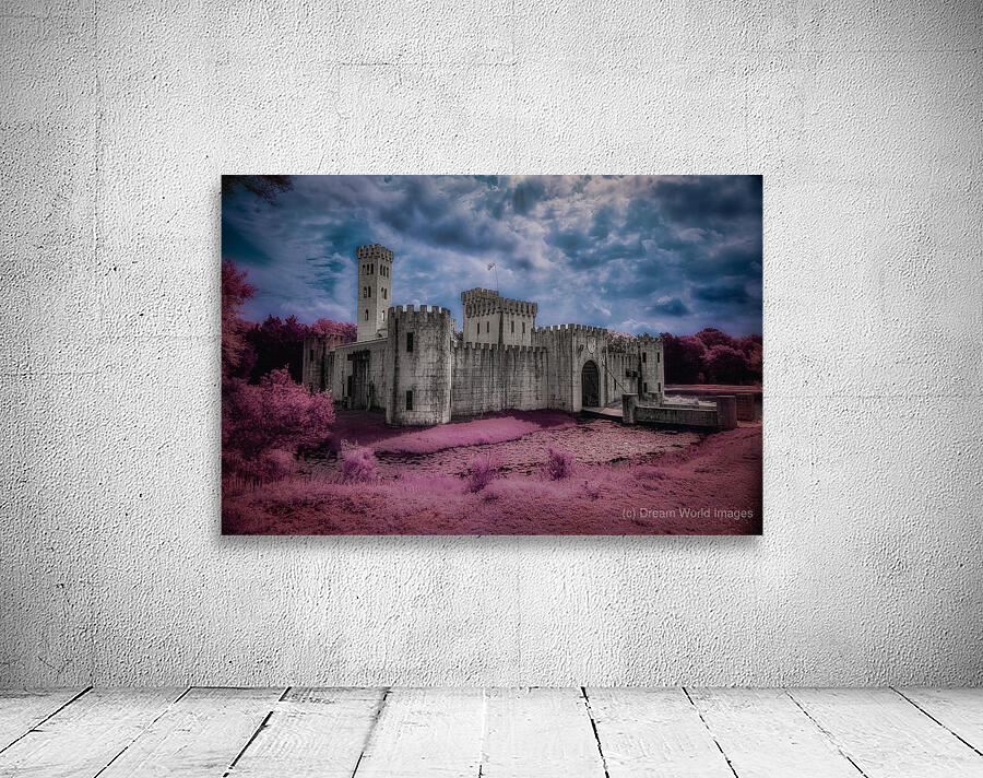 A Whimsical Realm of Pink and Stone Wall Preview