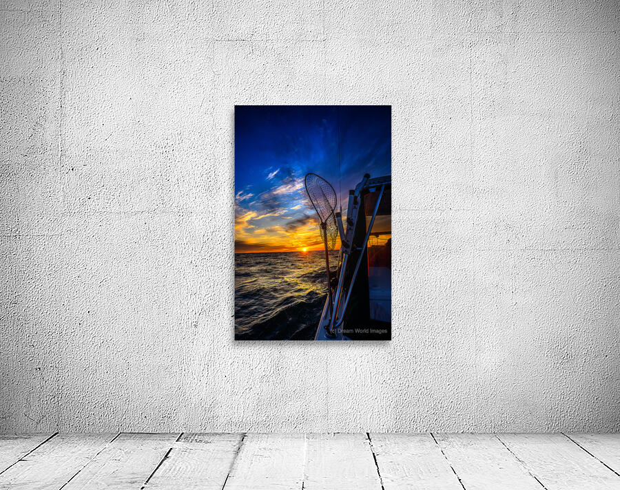 Navigating the Sunset: A Memorable Boat Ride with Wet Net Charte Wall Preview