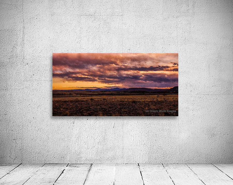 Sunset Symphony Over Vast Horizons Wall Preview