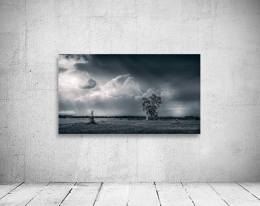 Majestic Tranquility: A Storm at the Angle in Gettysburg Wall Preview
