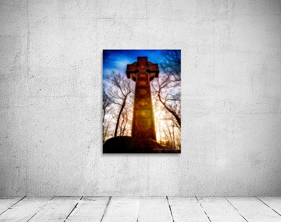 Majestic Celtic Cross: A Symbol of Serenity and Tradition Wall Preview