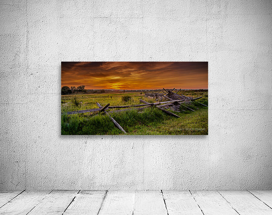 Fenceline Sunset Wall Preview