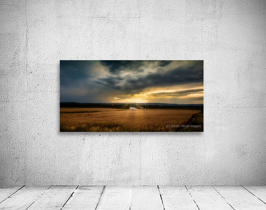 Farmland Sunset Wall Preview