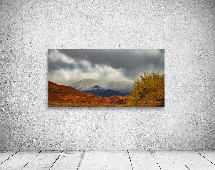 Desert Mountain Storm Light Wall Preview