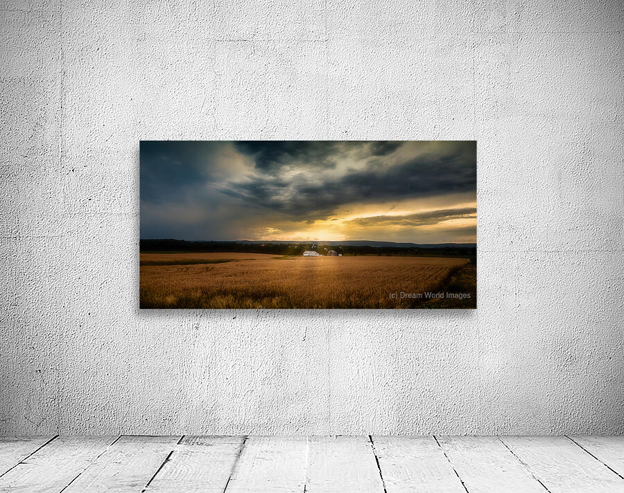 Farmland Sunset Wall Preview