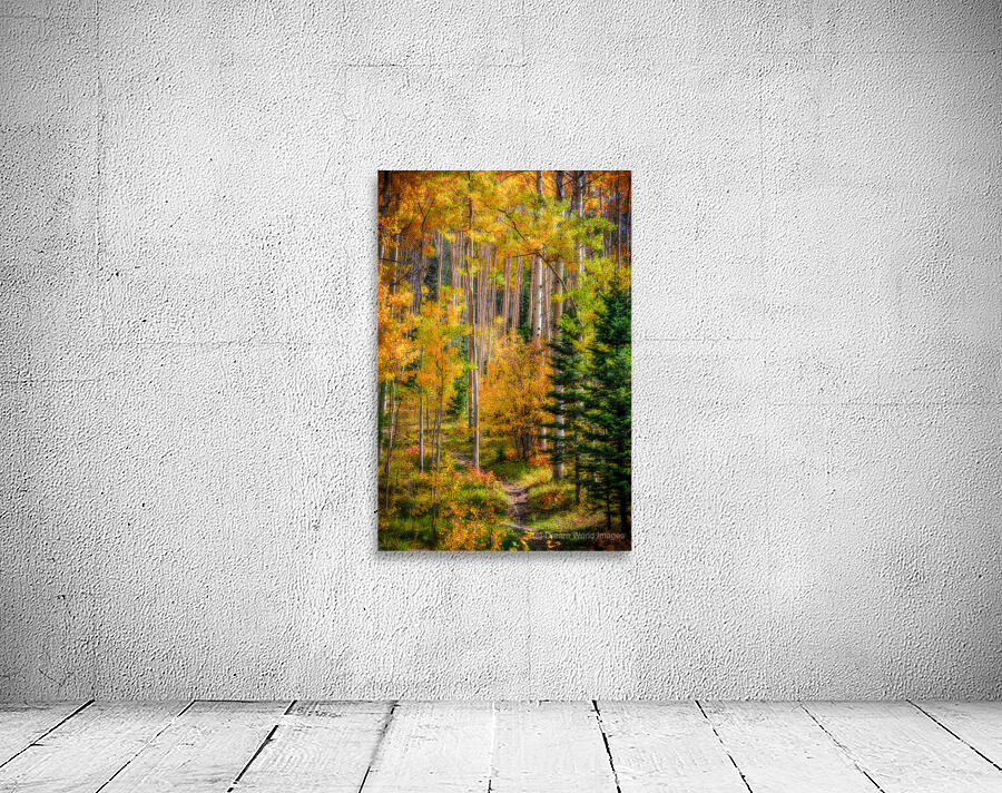 Elegy of Amber Leaves Wall Preview