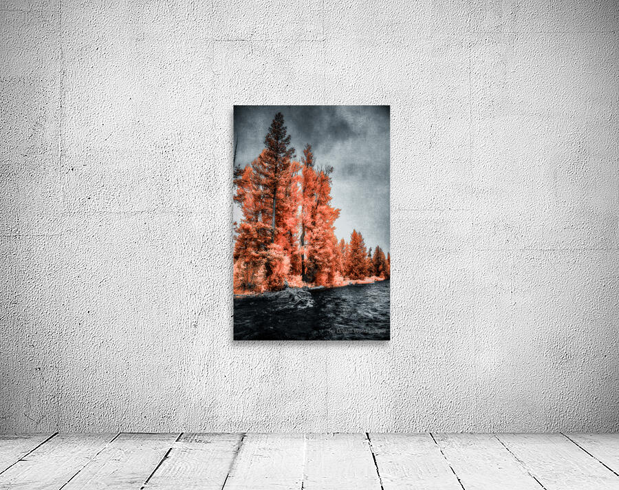 Lakeside Autumn Blaze   Infrared Fire Wall Preview