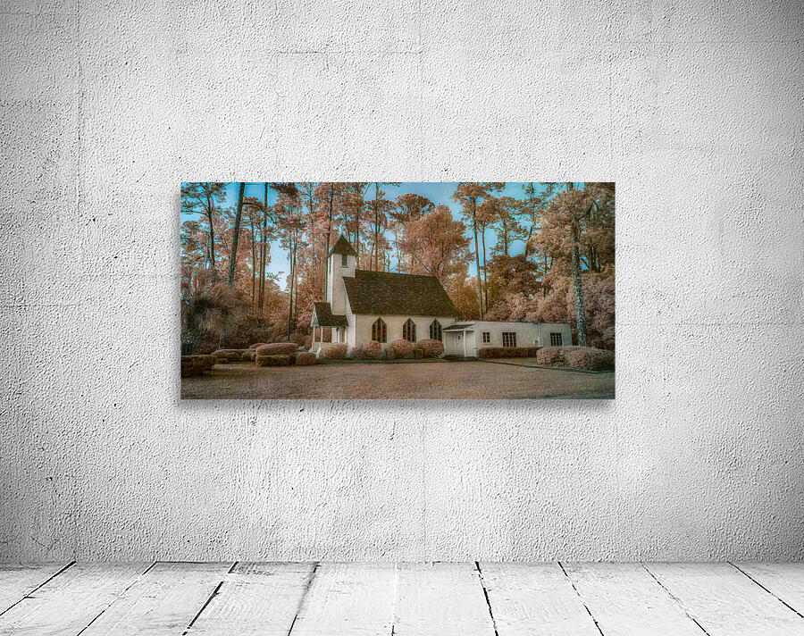 Spiritual Splendor: Capturing the Serenity of a Rural Church Wall Preview