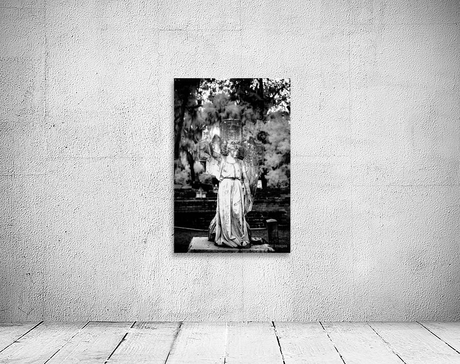 Guardian of Serenity: Unveiling Saint Marys Angel Light at Oak Grove Cemetery Wall Preview